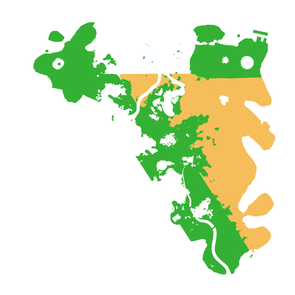 Biome Rust Map: Procedural Map, Size: 4000, Seed: 791650