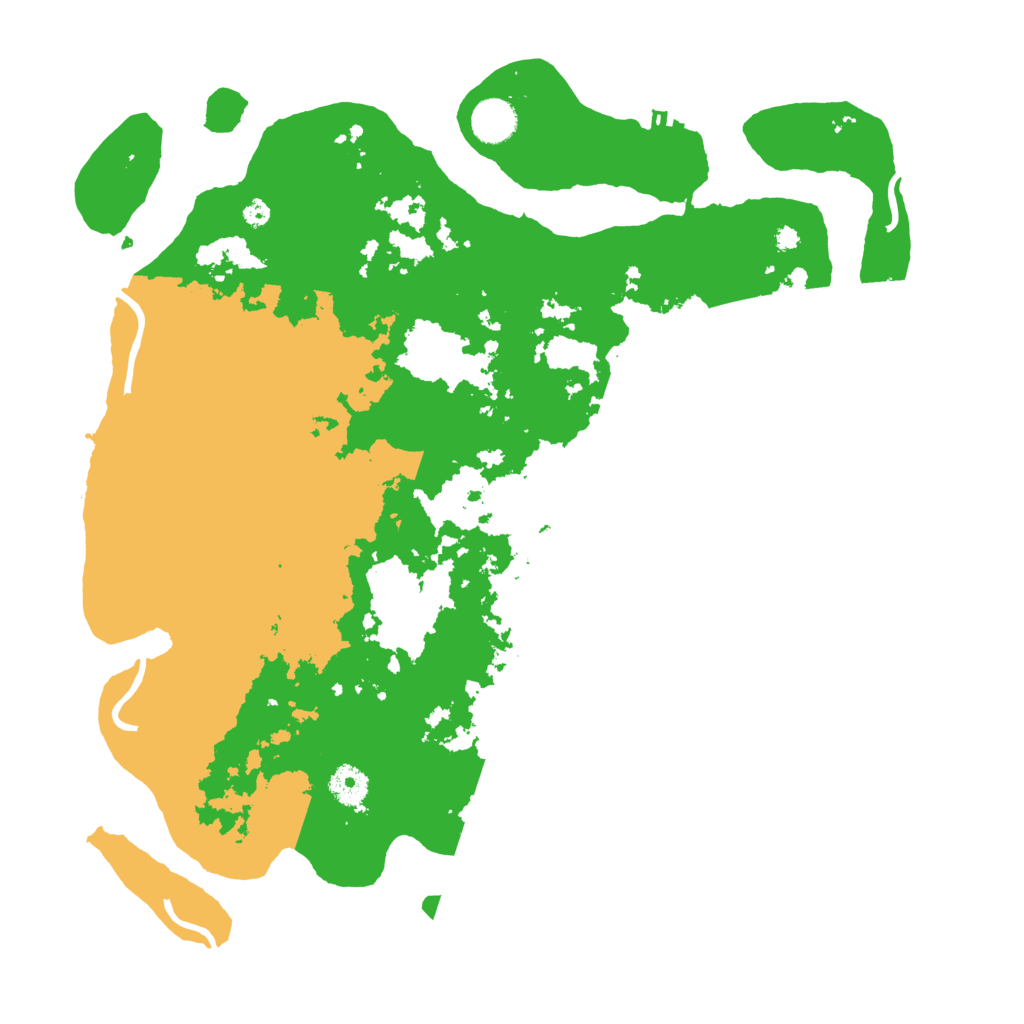 Biome Rust Map: Procedural Map, Size: 4000, Seed: 58980