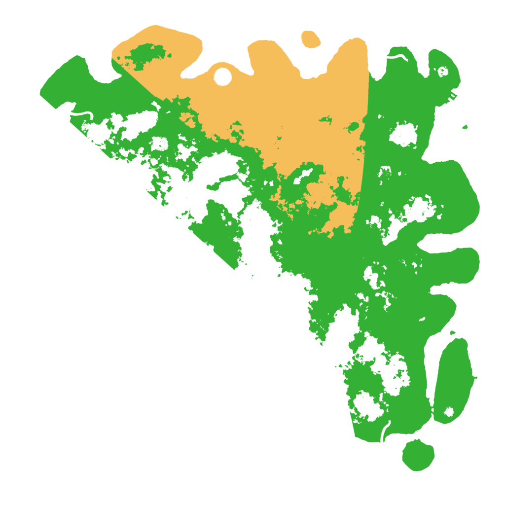 Biome Rust Map: Procedural Map, Size: 5000, Seed: 658745