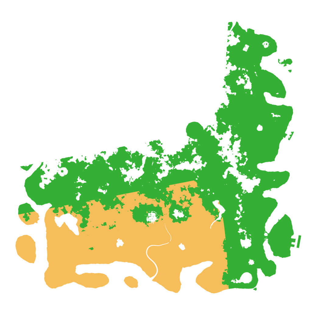 Biome Rust Map: Procedural Map, Size: 5000, Seed: 69421
