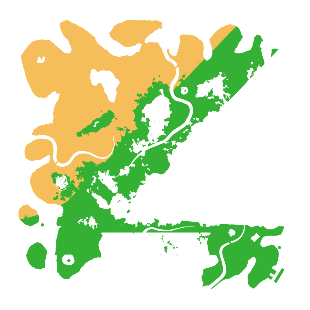Biome Rust Map: Procedural Map, Size: 4000, Seed: 534267
