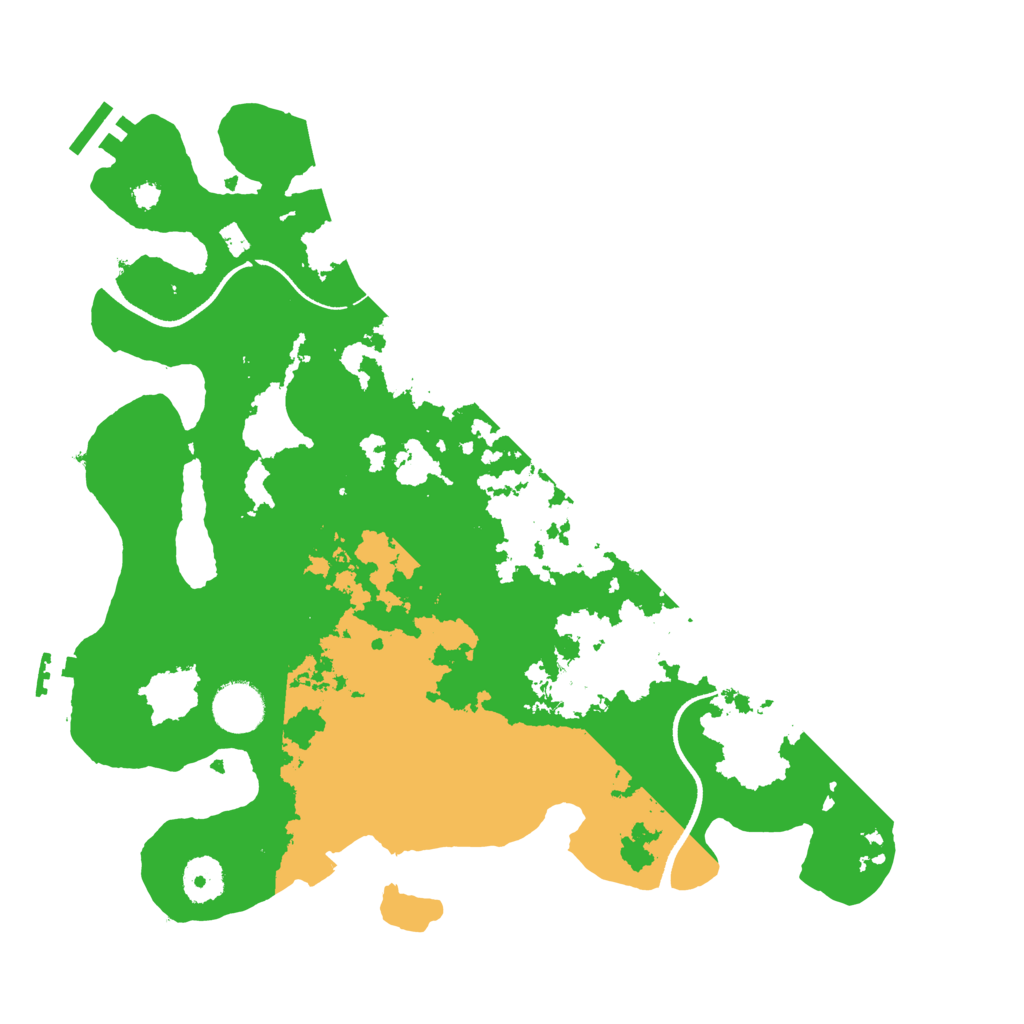 Biome Rust Map: Procedural Map, Size: 3500, Seed: 1974304504