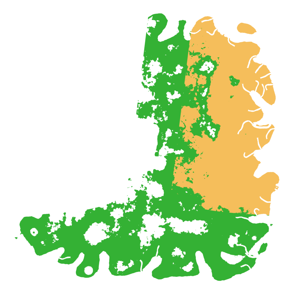 Biome Rust Map: Procedural Map, Size: 6000, Seed: 122513358