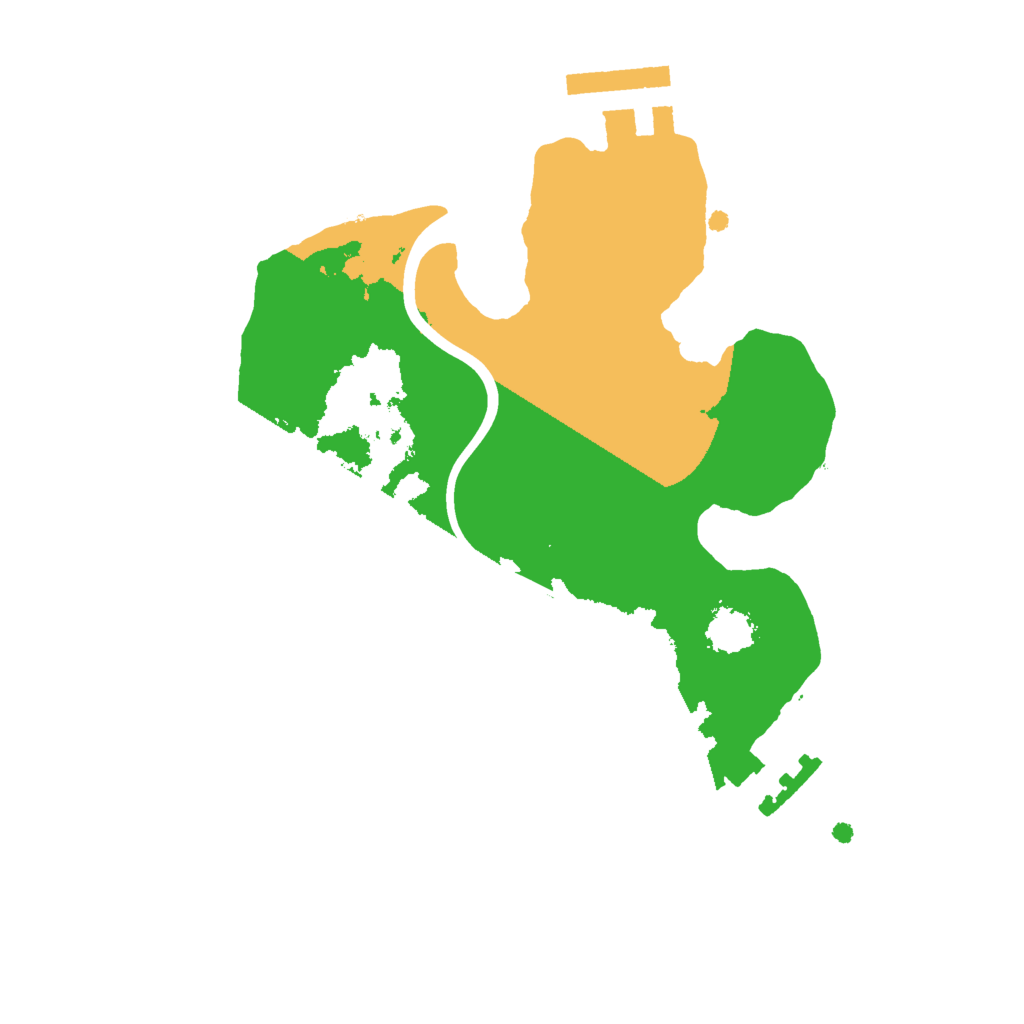 Biome Rust Map: Procedural Map, Size: 2000, Seed: 2800