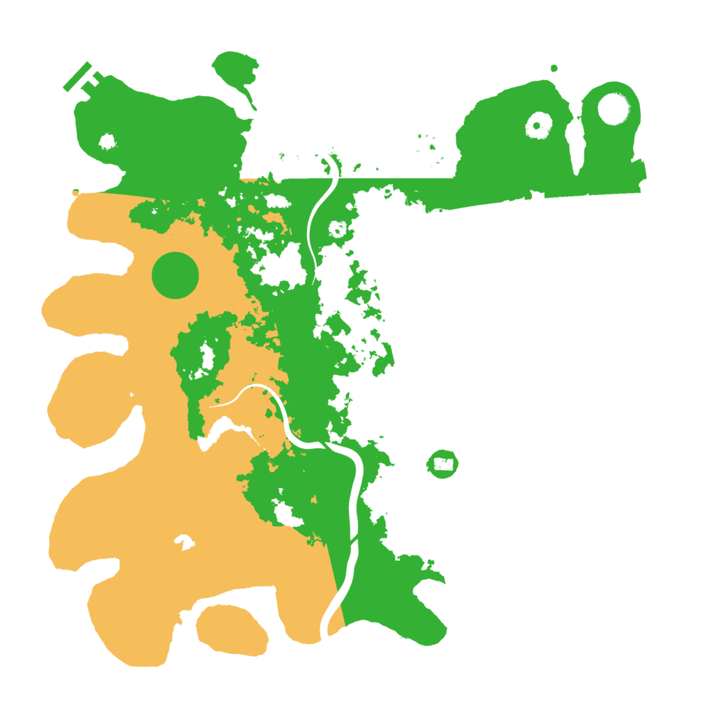 Biome Rust Map: Procedural Map, Size: 4000, Seed: 376332