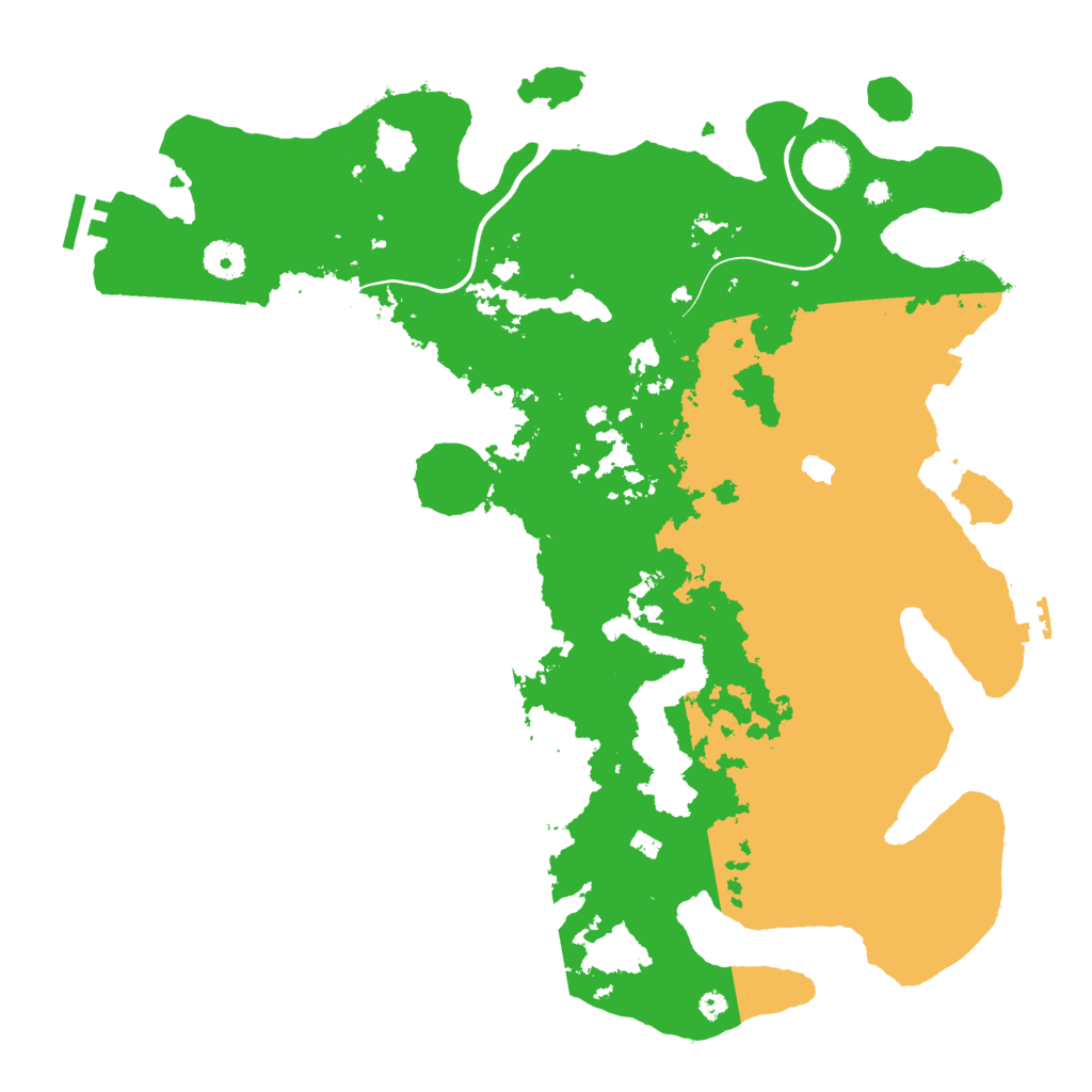 Biome Rust Map: Procedural Map, Size: 4000, Seed: 269632