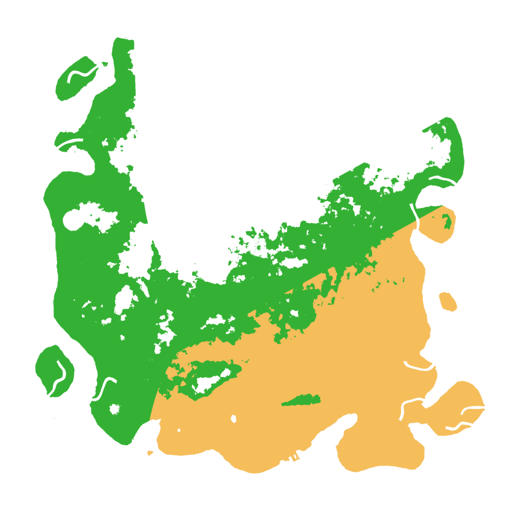 Biome Rust Map: Procedural Map, Size: 4500, Seed: 8465406