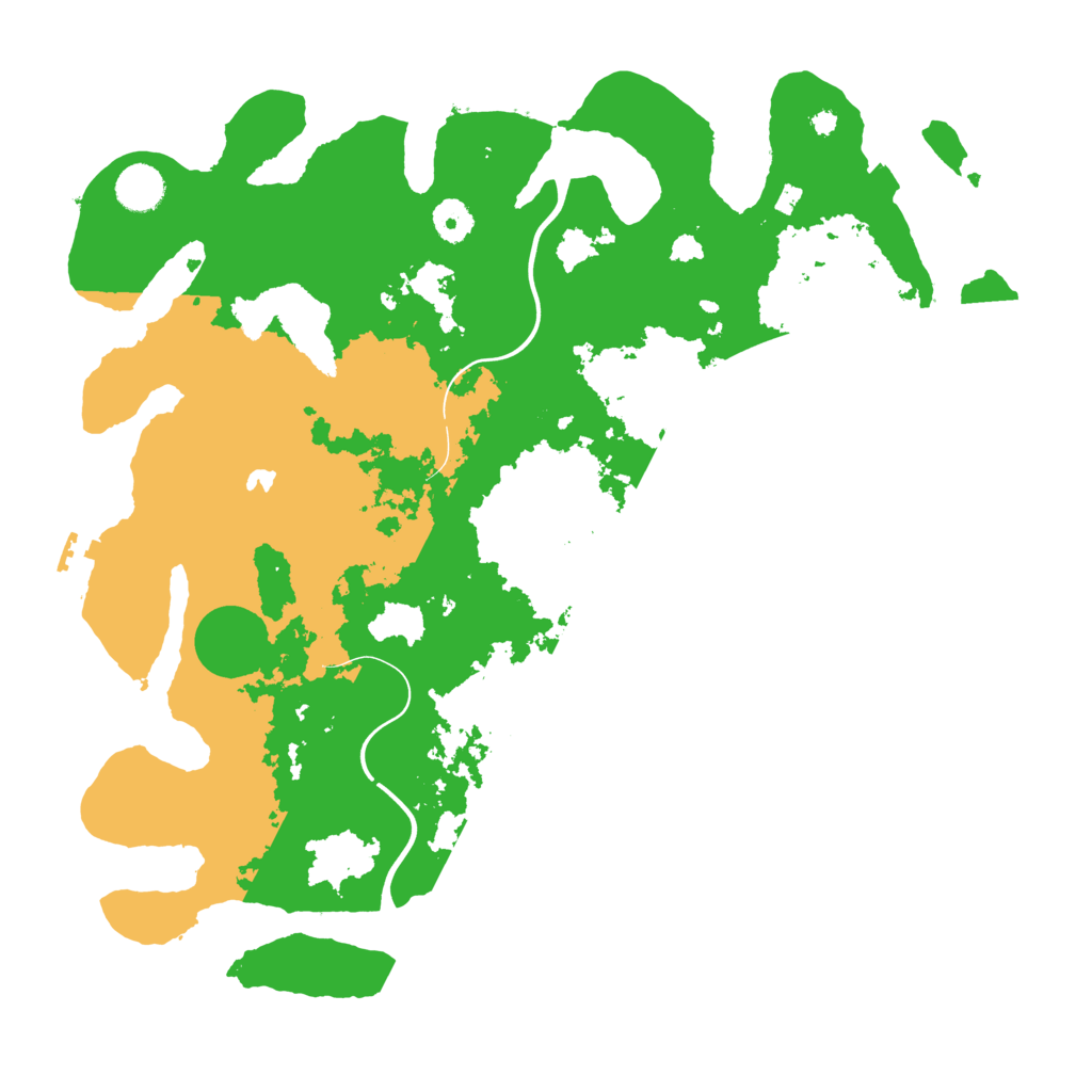 Biome Rust Map: Procedural Map, Size: 4000, Seed: 754213