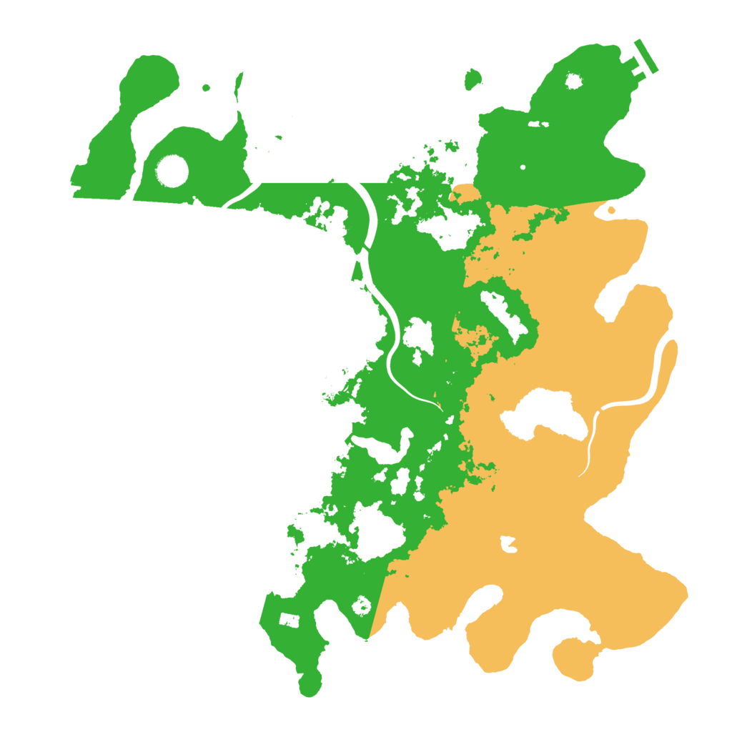 Biome Rust Map: Procedural Map, Size: 4000, Seed: 49636