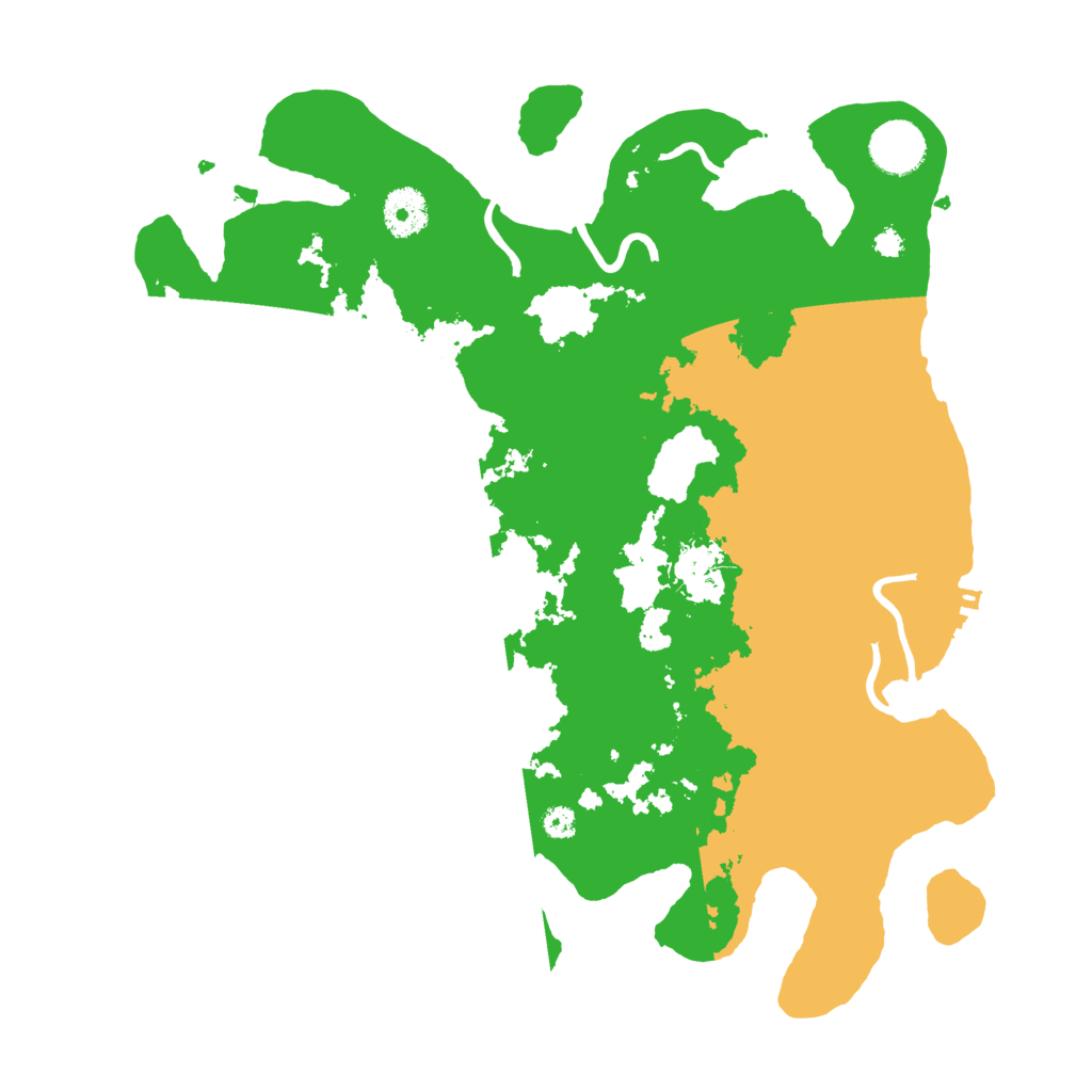 Biome Rust Map: Procedural Map, Size: 3500, Seed: 593768093