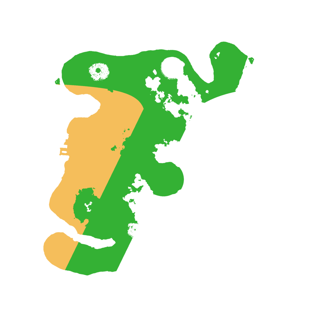 Biome Rust Map: Procedural Map, Size: 2500, Seed: 1370577115