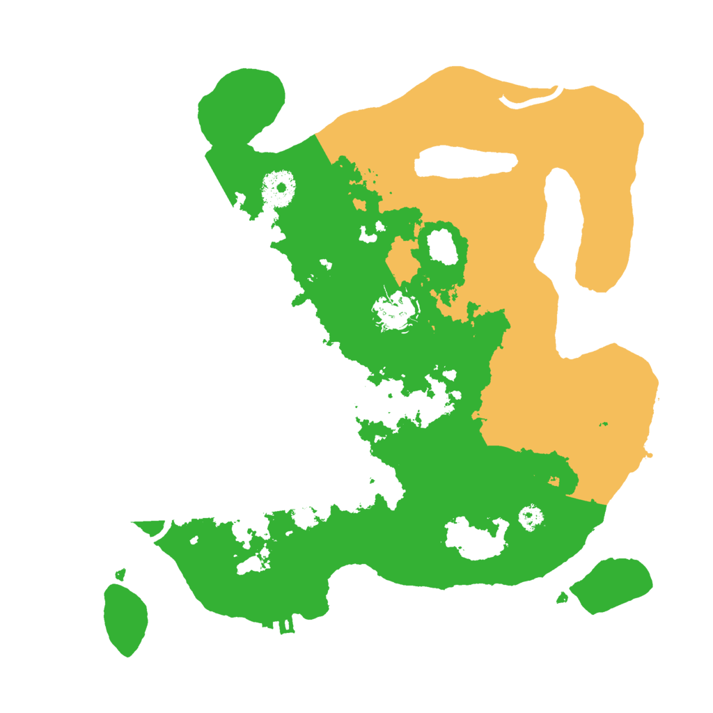 Biome Rust Map: Procedural Map, Size: 3000, Seed: 1549497635