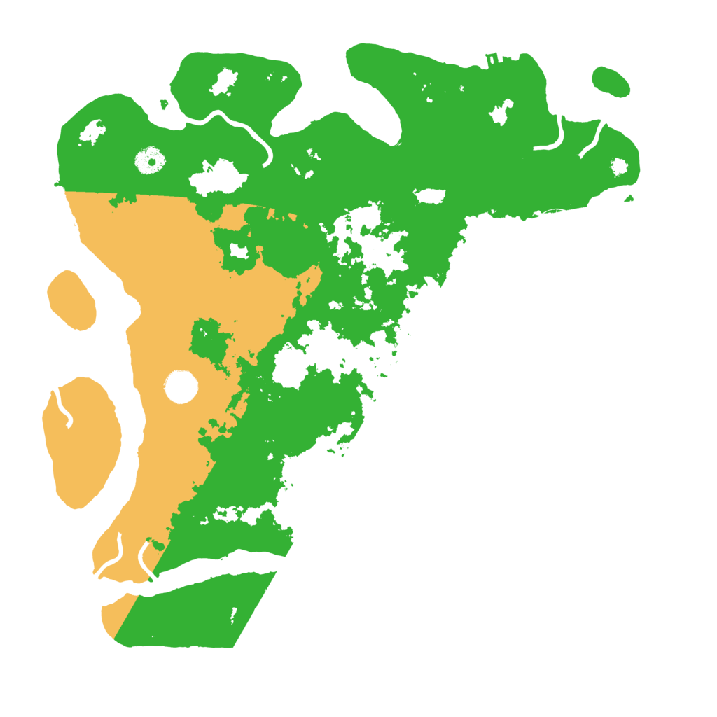 Biome Rust Map: Procedural Map, Size: 3850, Seed: 578784886