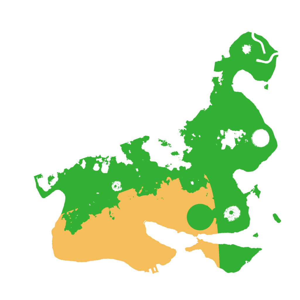 Biome Rust Map: Procedural Map, Size: 3000, Seed: 119385959