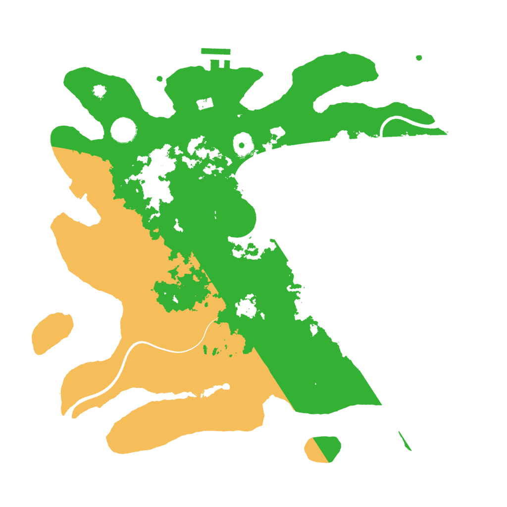 Biome Rust Map: Procedural Map, Size: 3500, Seed: 99605716