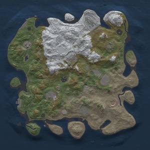 Thumbnail Rust Map: Procedural Map, Size: 3750, Seed: 661892262, 19 Monuments