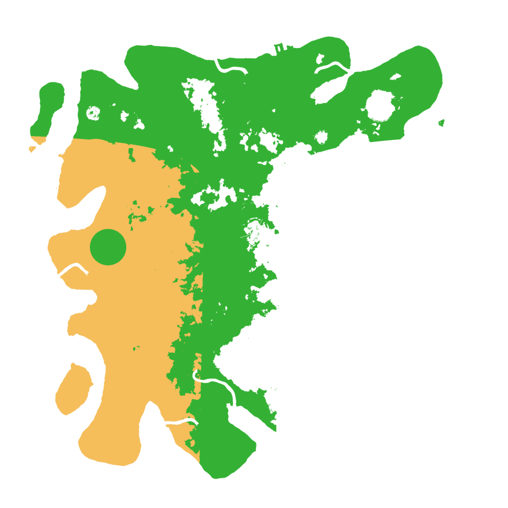 Biome Rust Map: Procedural Map, Size: 3700, Seed: 256321300