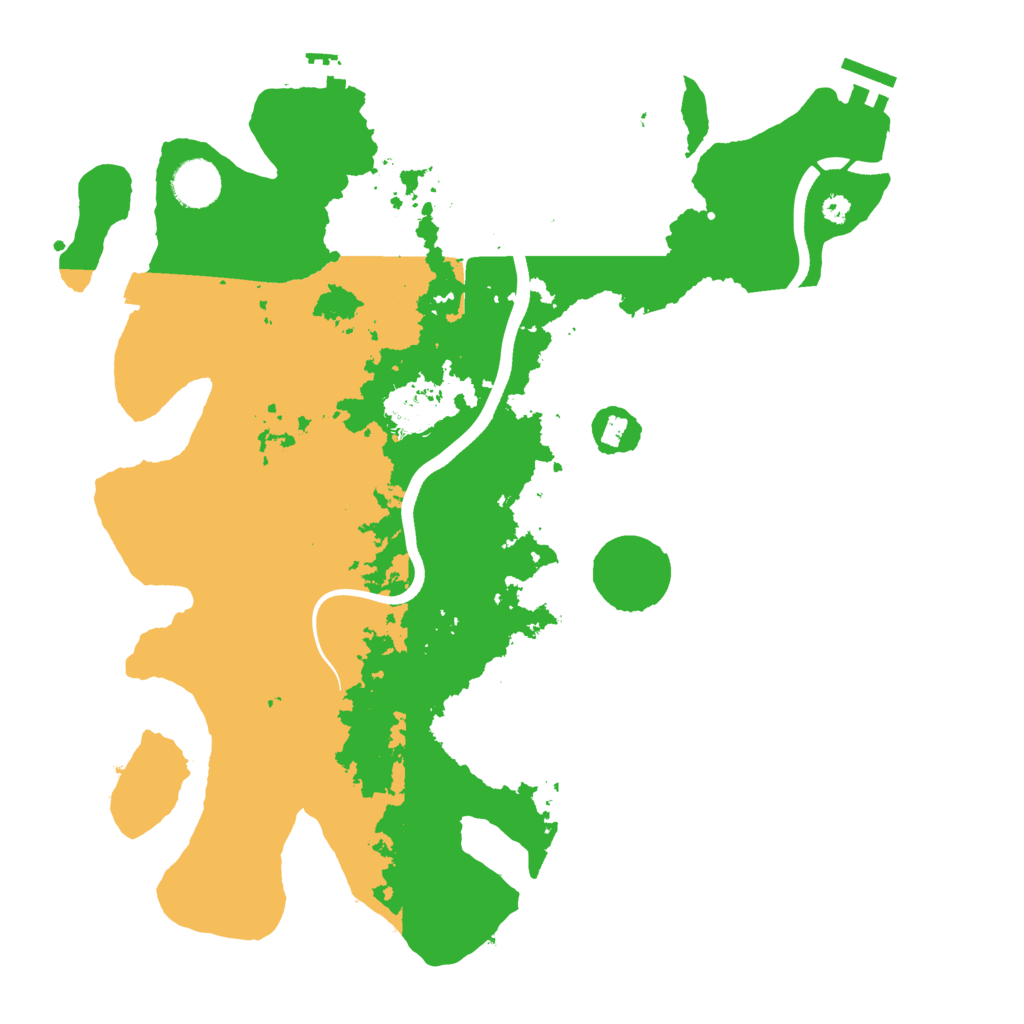 Biome Rust Map: Procedural Map, Size: 3700, Seed: 256321300
