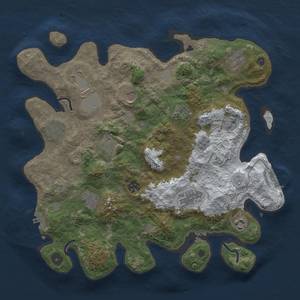 Thumbnail Rust Map: Procedural Map, Size: 3750, Seed: 1987815181, 20 Monuments