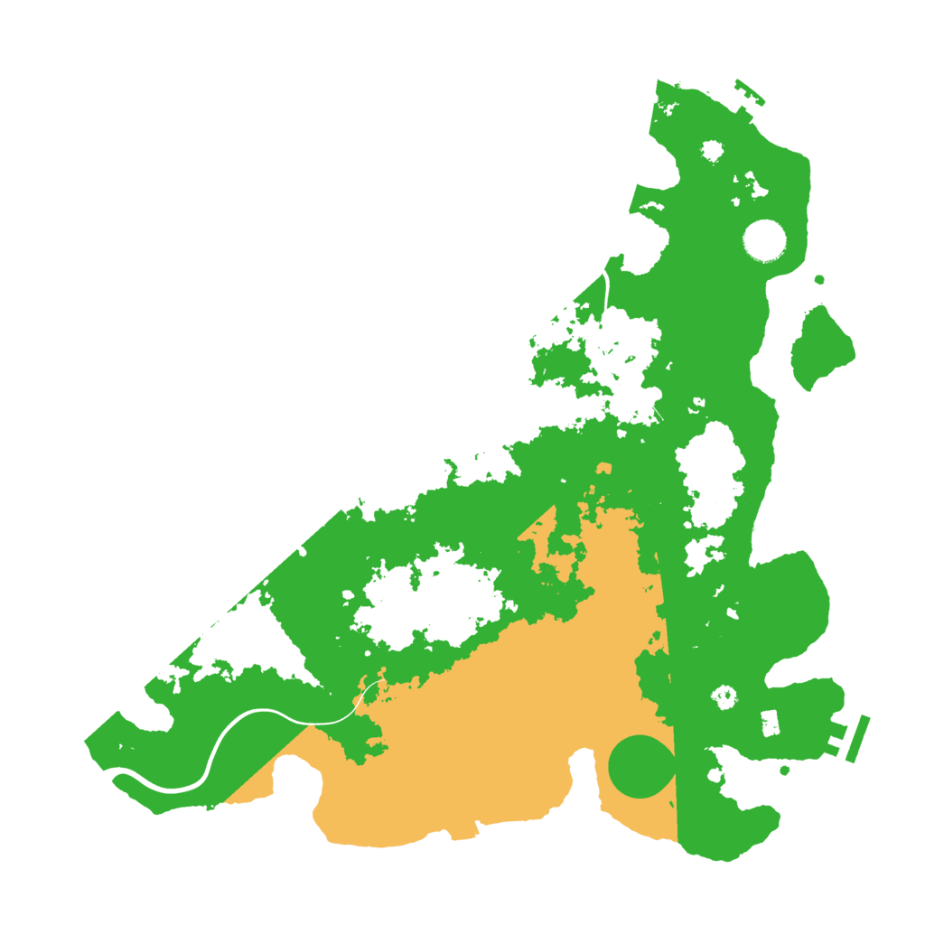 Biome Rust Map: Procedural Map, Size: 3850, Seed: 1061997268