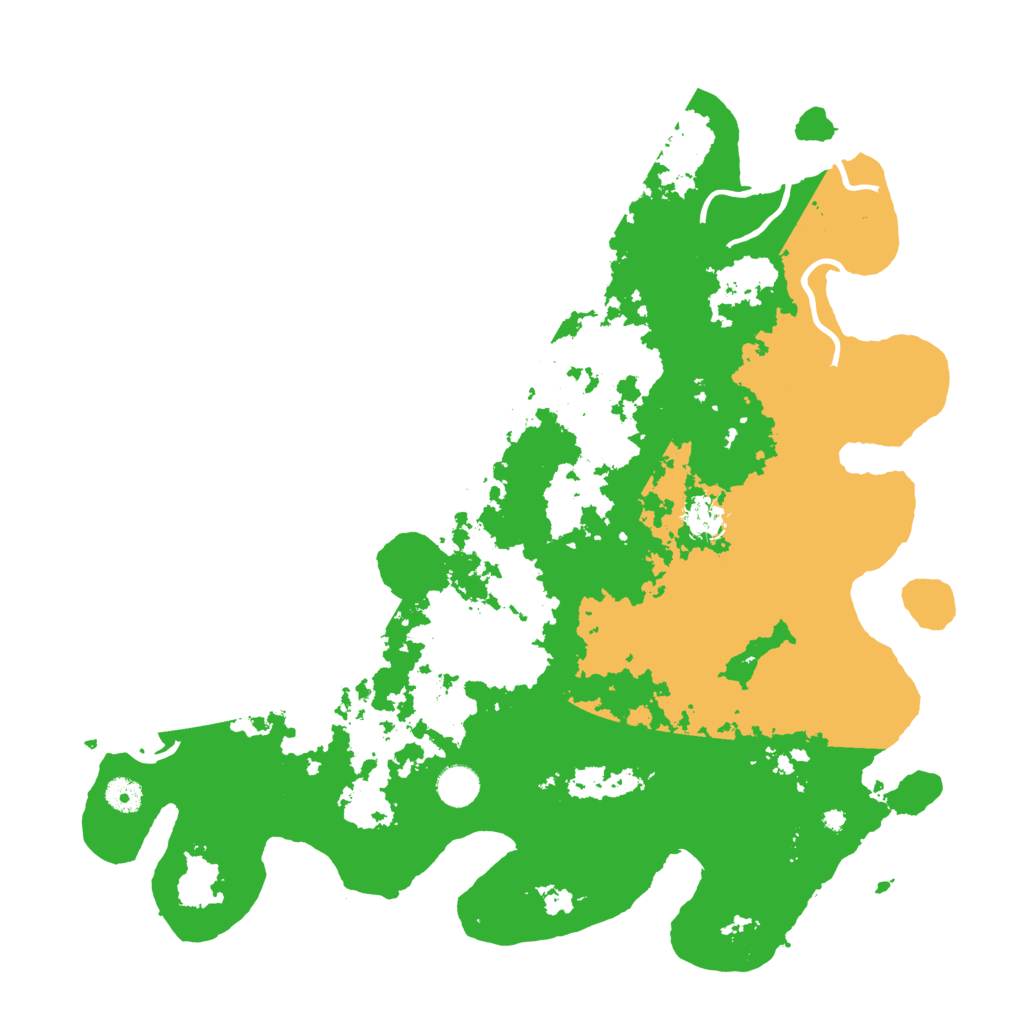 Biome Rust Map: Procedural Map, Size: 4300, Seed: 8