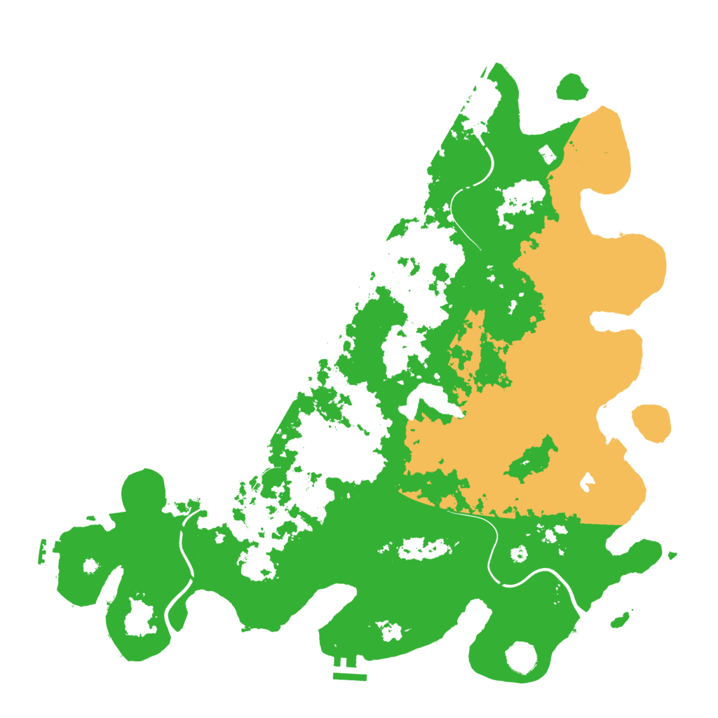 Biome Rust Map: Procedural Map, Size: 4300, Seed: 8
