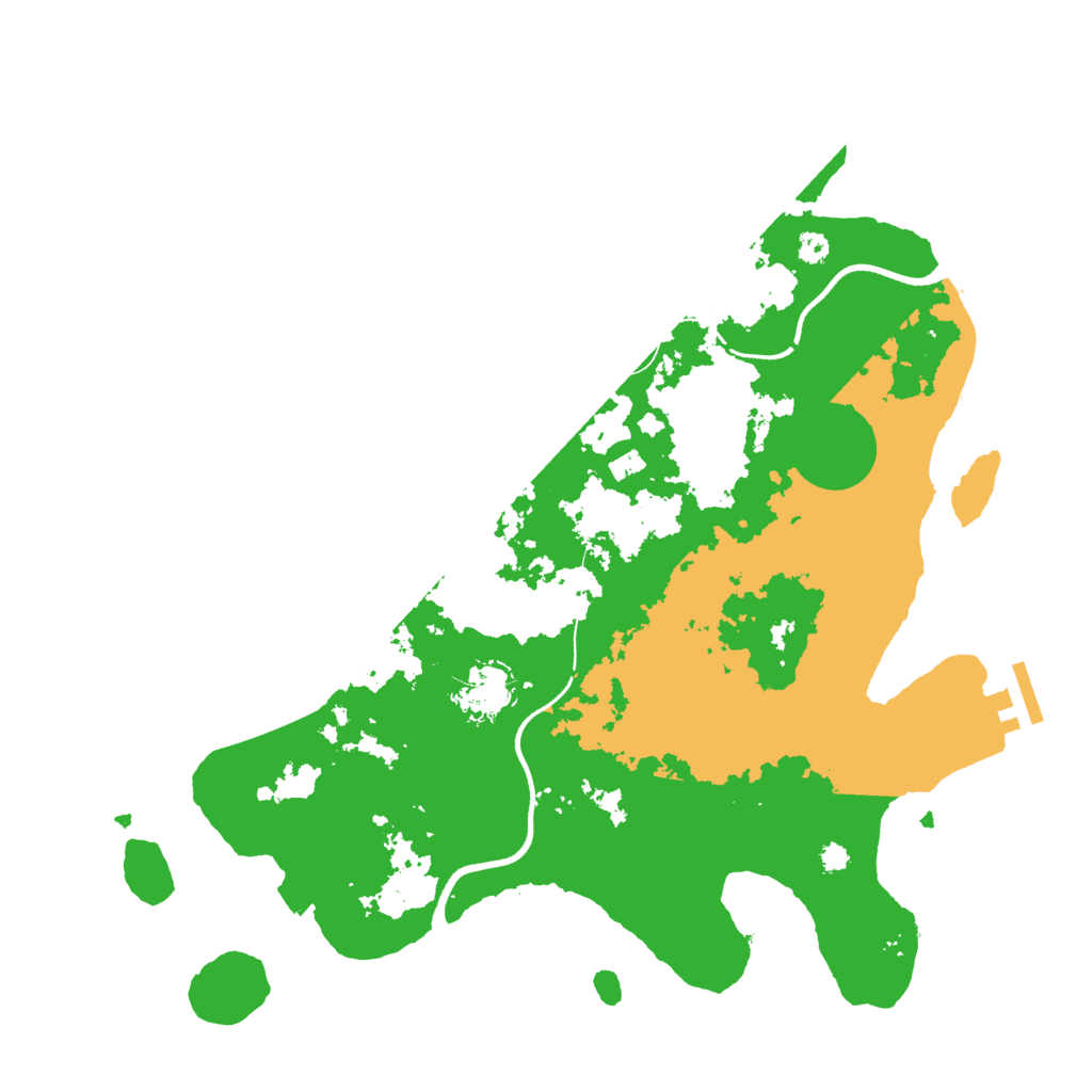 Biome Rust Map: Procedural Map, Size: 3500, Seed: 1763941494