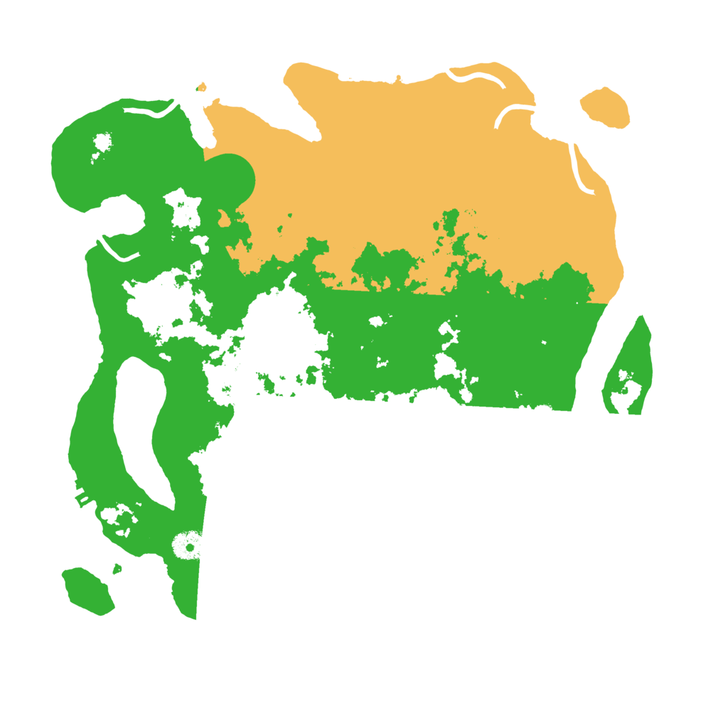 Biome Rust Map: Procedural Map, Size: 3600, Seed: 6894567