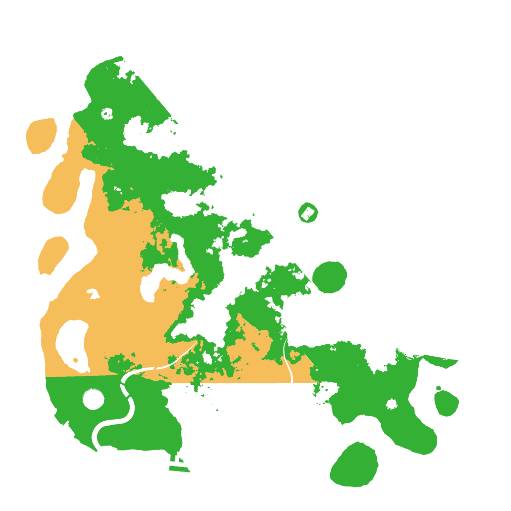 Biome Rust Map: Procedural Map, Size: 4300, Seed: 26236262