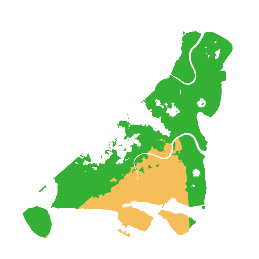 Biome Rust Map: Procedural Map, Size: 3000, Seed: 13522