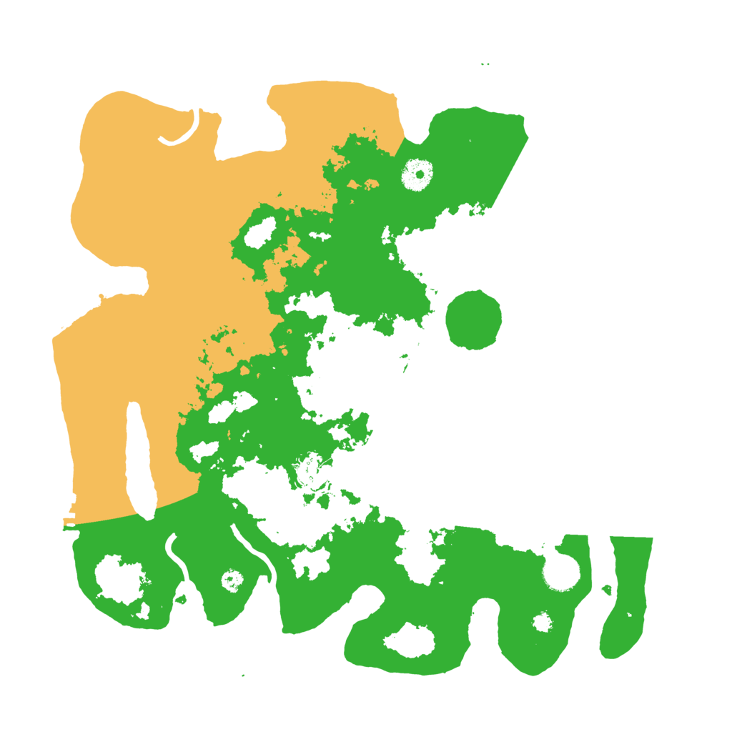 Biome Rust Map: Procedural Map, Size: 3500, Seed: 5555