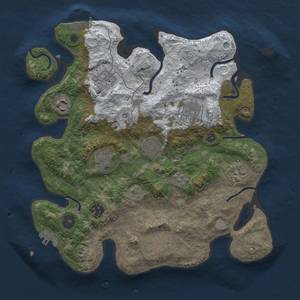 Thumbnail Rust Map: Procedural Map, Size: 3250, Seed: 1149610206, 18 Monuments