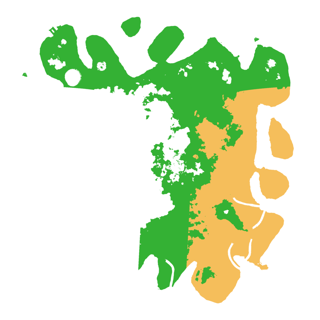 Biome Rust Map: Procedural Map, Size: 3500, Seed: 463188