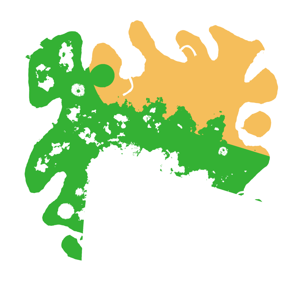 Biome Rust Map: Procedural Map, Size: 3500, Seed: 35472