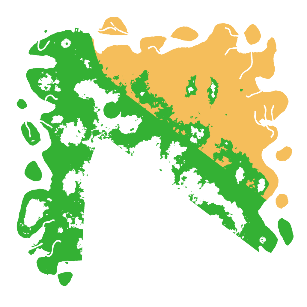 Biome Rust Map: Procedural Map, Size: 5000, Seed: 109231300