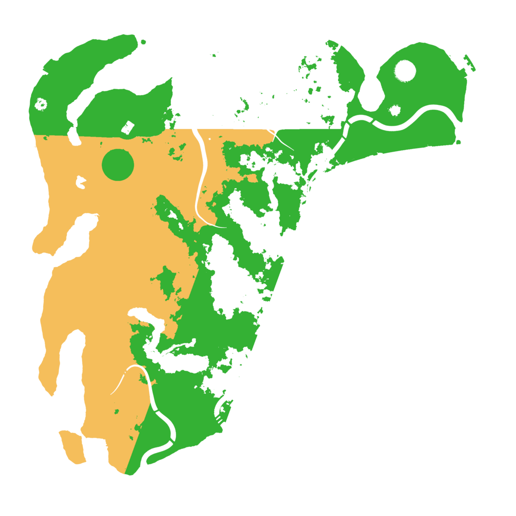Biome Rust Map: Procedural Map, Size: 4250, Seed: 417370950
