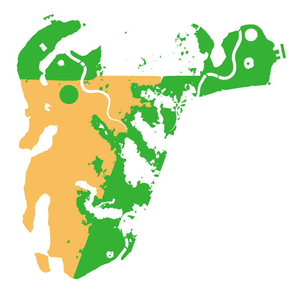 Biome Rust Map: Procedural Map, Size: 4250, Seed: 417370950