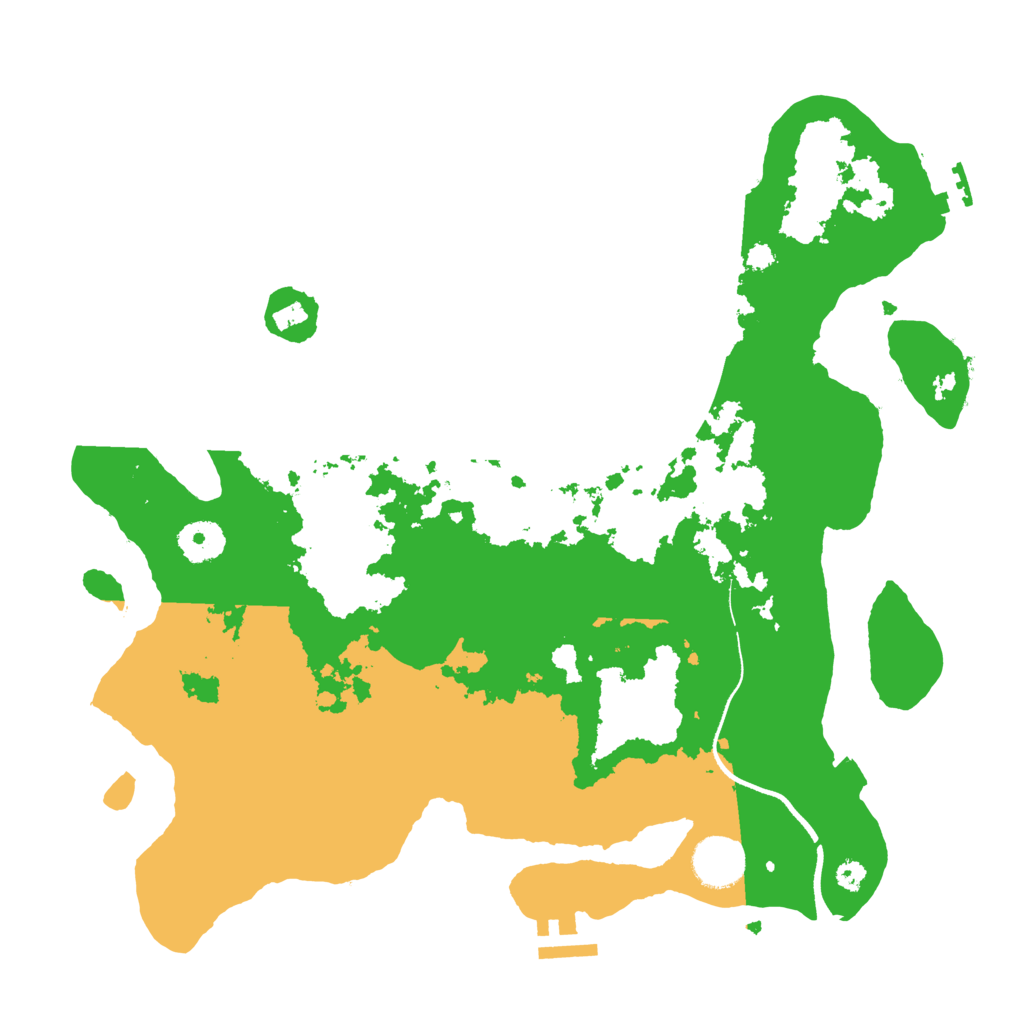 Biome Rust Map: Procedural Map, Size: 3500, Seed: 1538636240