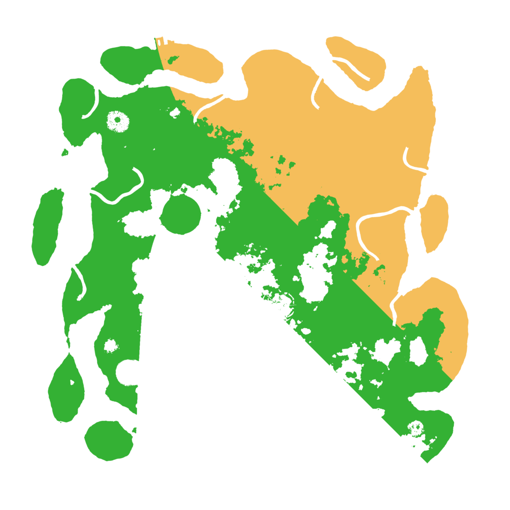 Biome Rust Map: Procedural Map, Size: 3500, Seed: 47607601