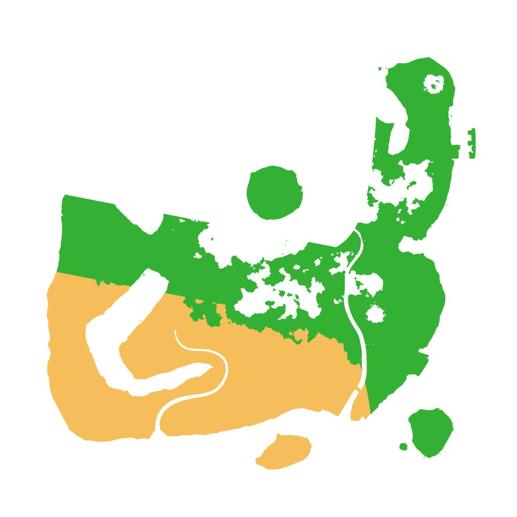 Biome Rust Map: Procedural Map, Size: 2600, Seed: 150