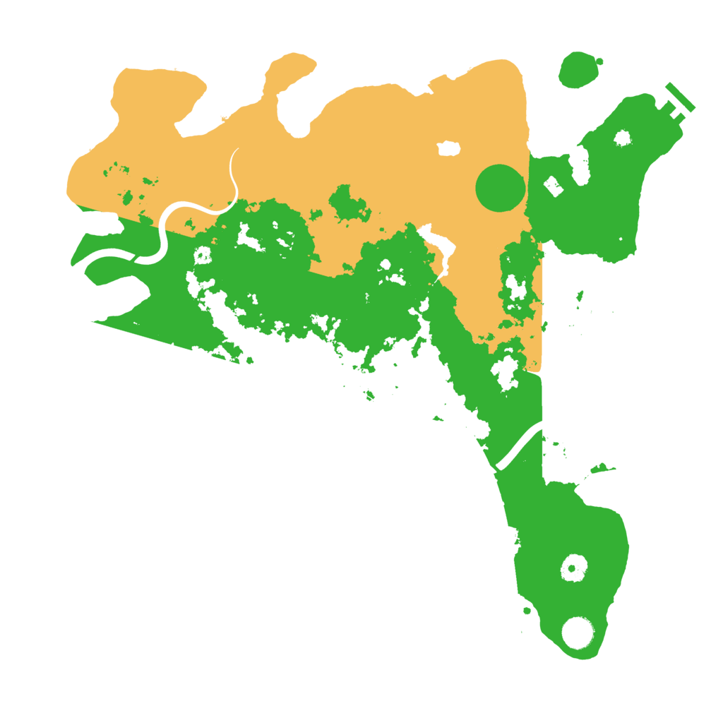 Biome Rust Map: Procedural Map, Size: 4000, Seed: 21164268