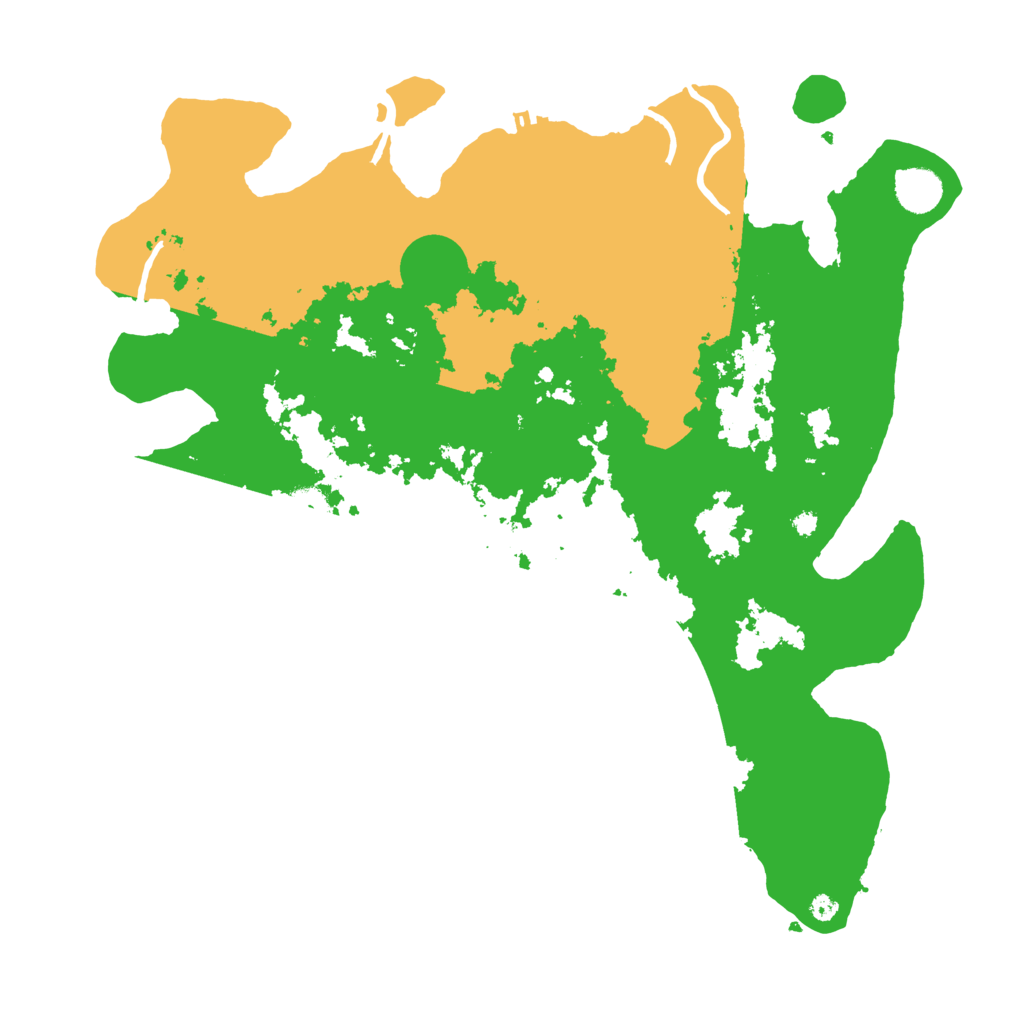 Biome Rust Map: Procedural Map, Size: 4000, Seed: 21164268