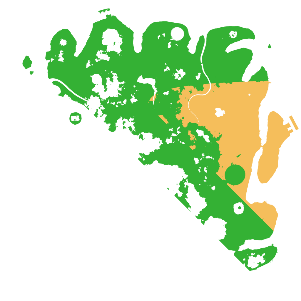 Biome Rust Map: Procedural Map, Size: 4000, Seed: 535666973