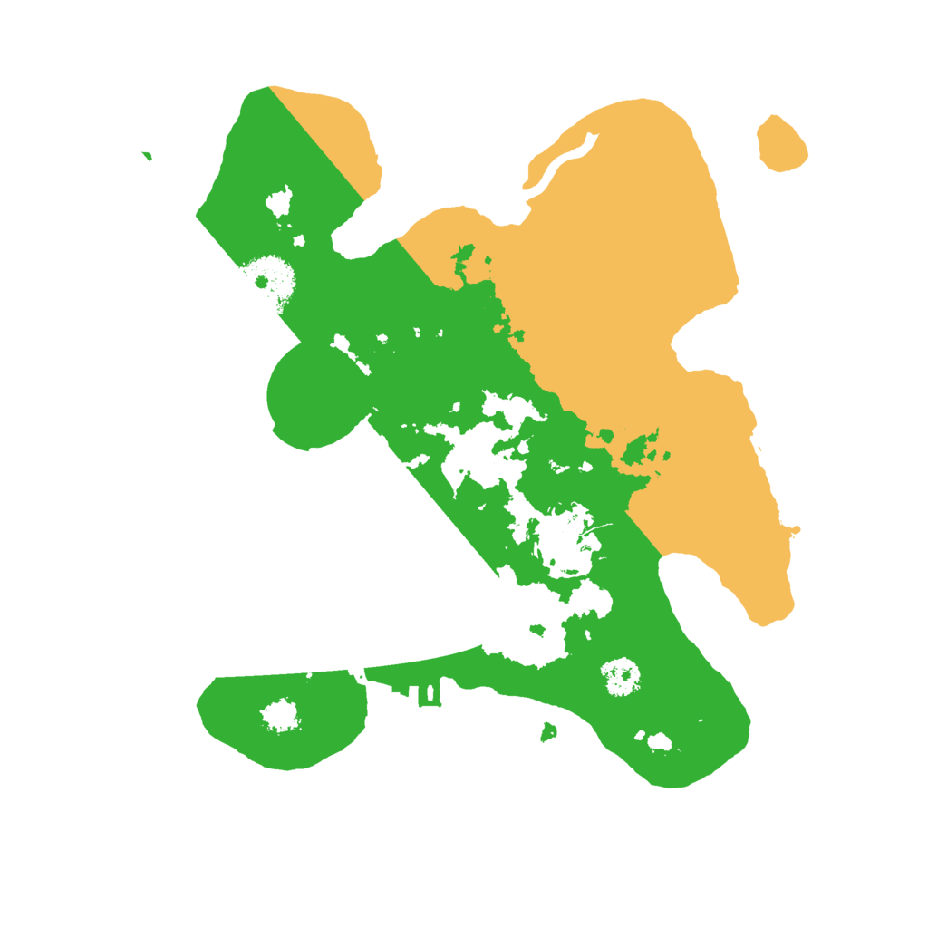 Biome Rust Map: Procedural Map, Size: 2500, Seed: 2244