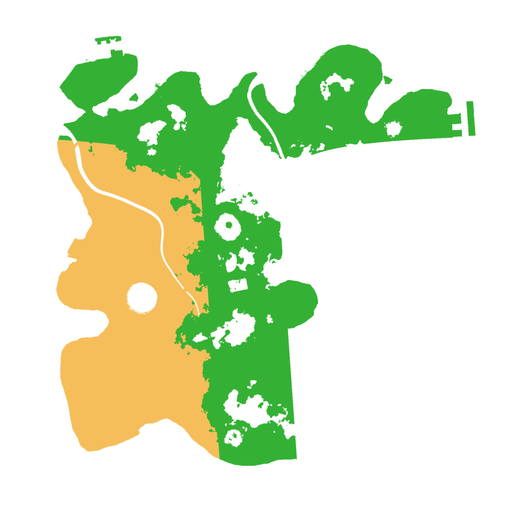 Biome Rust Map: Procedural Map, Size: 3000, Seed: 878488448