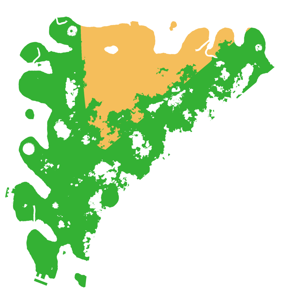 Biome Rust Map: Procedural Map, Size: 4500, Seed: 45223