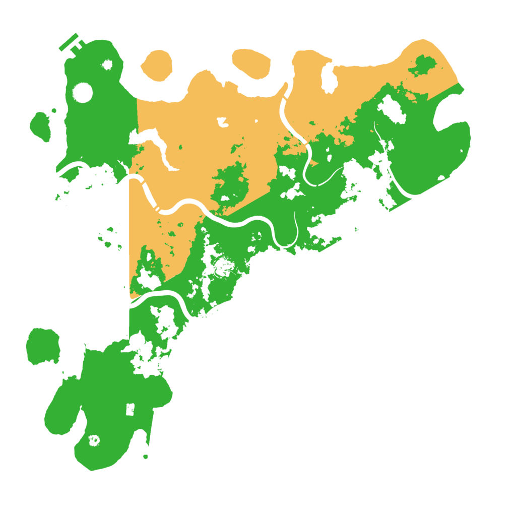 Biome Rust Map: Procedural Map, Size: 4500, Seed: 479778249