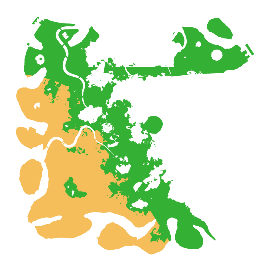 Biome Rust Map: Procedural Map, Size: 4250, Seed: 5173