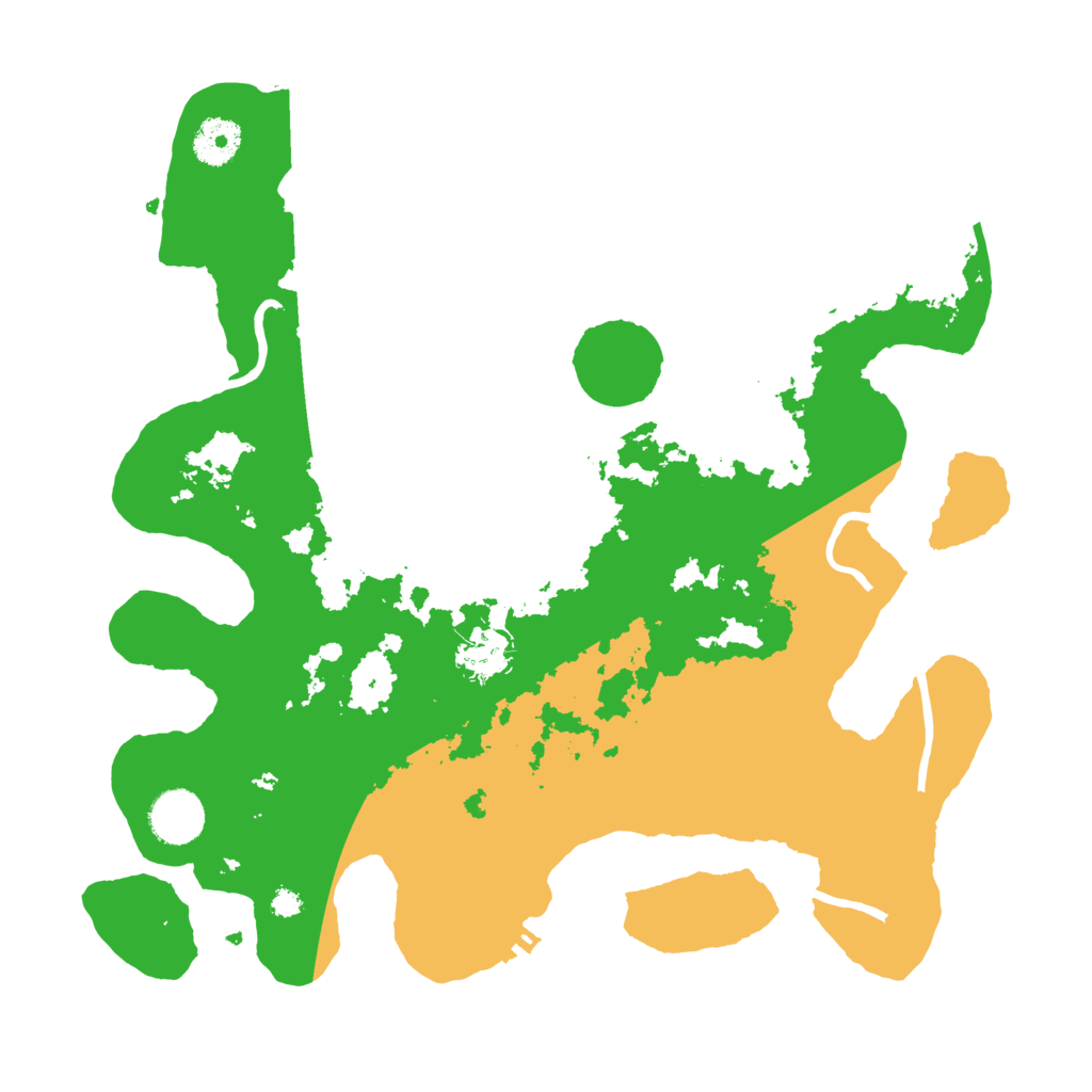 Biome Rust Map: Procedural Map, Size: 3500, Seed: 513