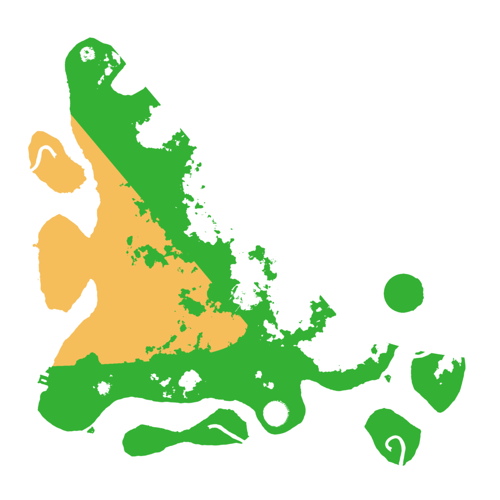 Biome Rust Map: Procedural Map, Size: 3500, Seed: 442415518